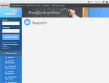 Tablet Screenshot of campus.lansoft.es